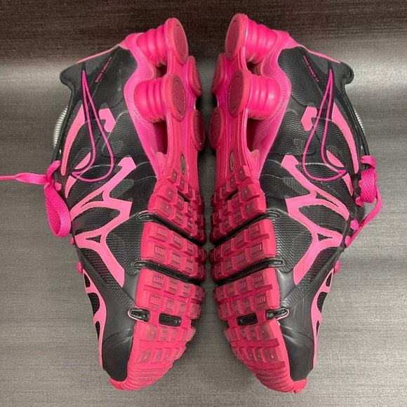 Nike Shox Turbo 13 Women's Size 8 Running Athletic Sneakers Shoes Pink Black - Picture 9 of 11